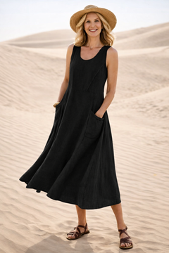 Willow | Relaxed A-Line Midi Dress