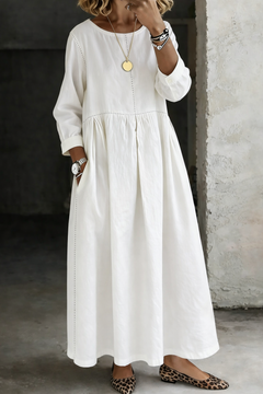 Edith | Vintage Denim Maxi Dress
