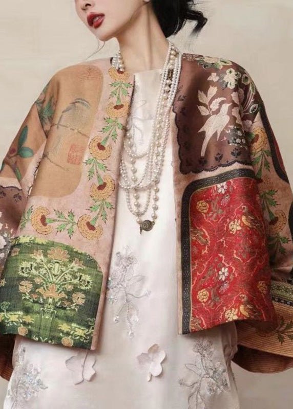 Serena | Unique Print Cotton Coat
