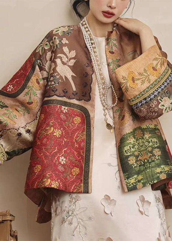 Serena | Unique Print Cotton Coat