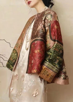 Serena | Unique Print Cotton Coat