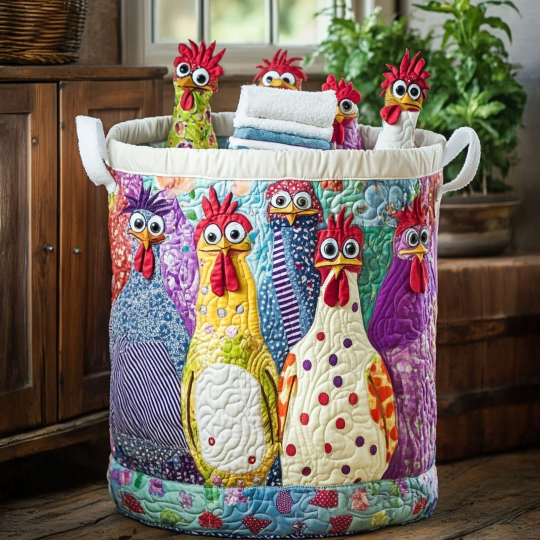 Latanya | Quilted Laundry Basket