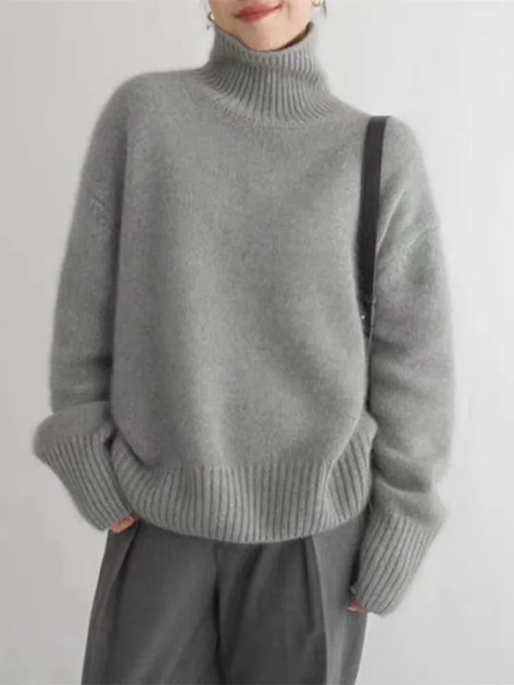 Deborah | Soft Knit Turtleneck Sweater