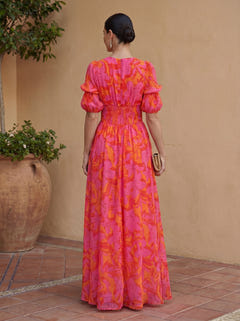 Grainne | V-Neck Maxi Dress