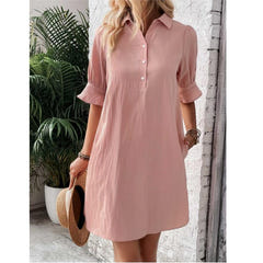 Amy | Elegant Ruffle Dress