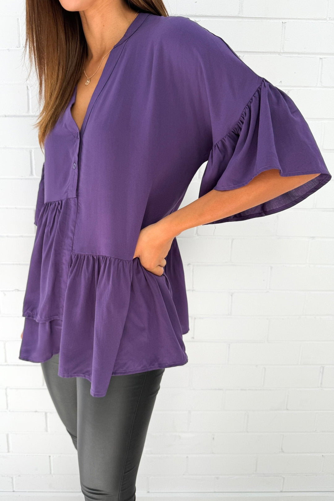 Stephanie | Sleek Effortless Blouse