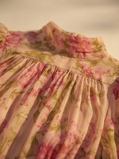 Jonelle | Watercolour Floral Silk Dress