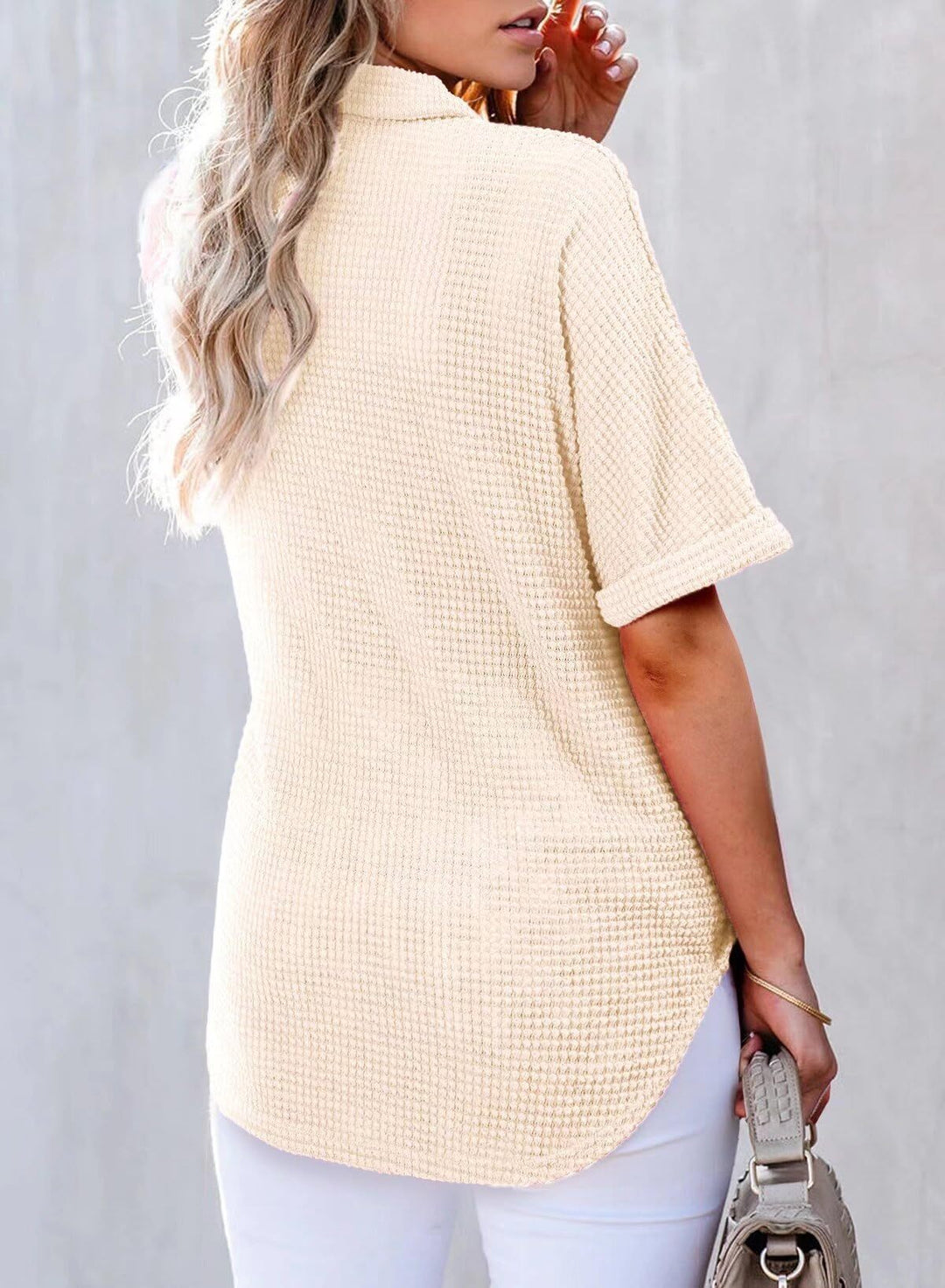 Bethan | Waffle Knit Shirt