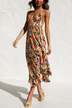 Vienna | Colourful Midi Dress