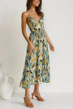Vienna | Colourful Midi Dress