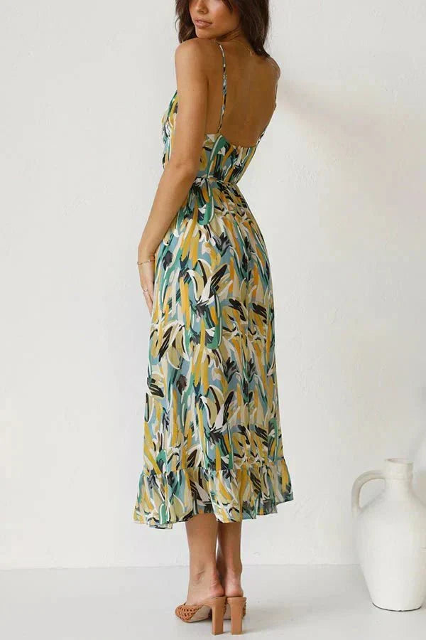 Vienna | Colourful Midi Dress