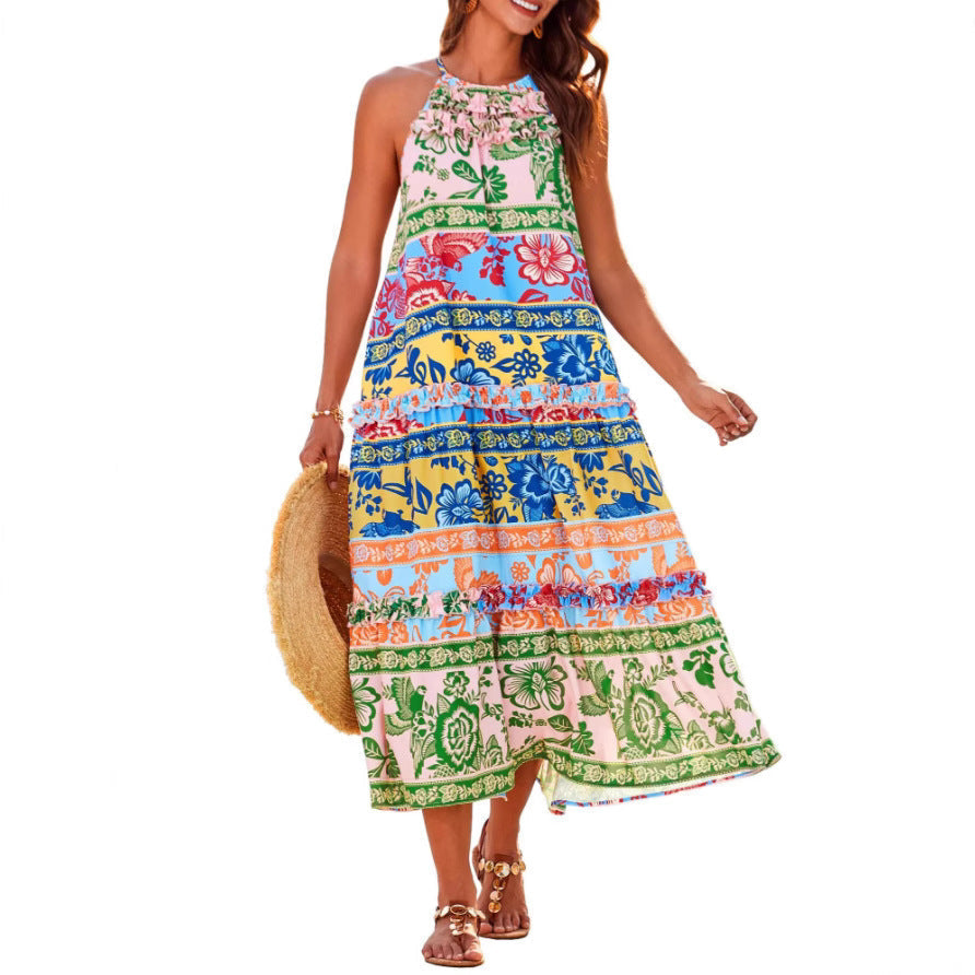 Blythe | Flowy Boho Midi Dress