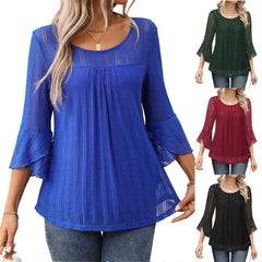 Briar | Pleated Shimmer Blouse