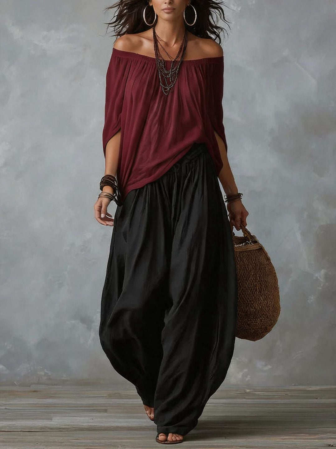 Lily | Off-Shoulder Two-Piece Set