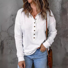 Rowena | Chic Button Longsleeve