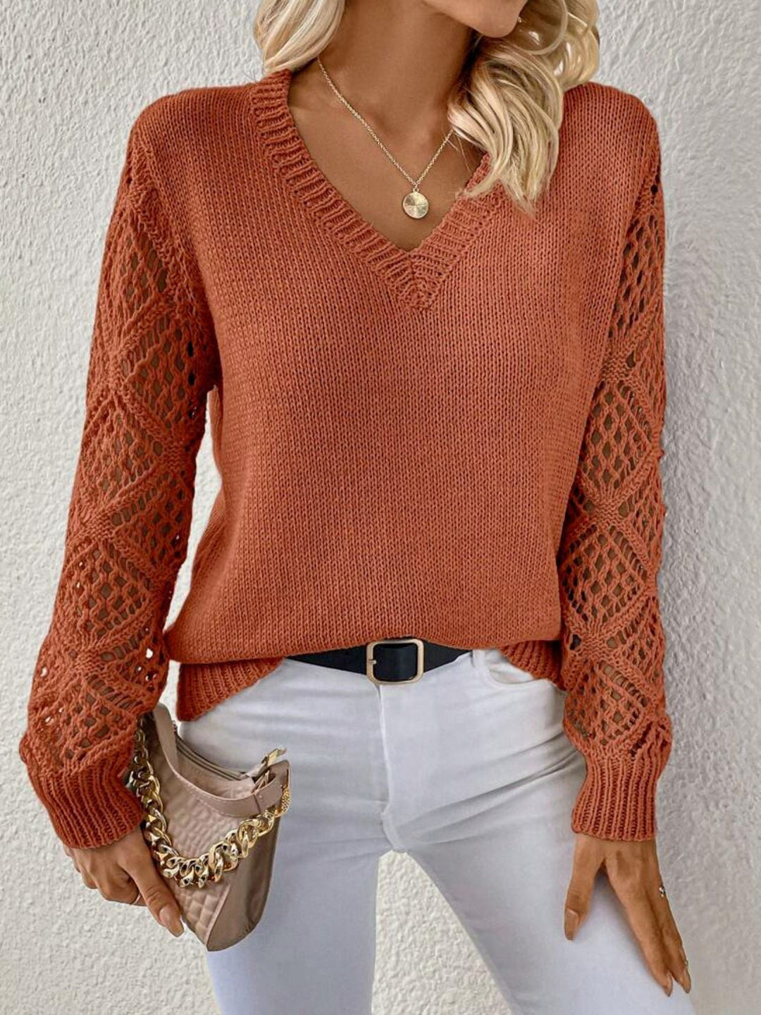 Gwendolen | Soft V-neck Sweater