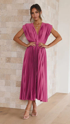 Soleil | Graceful V-Neck Dress