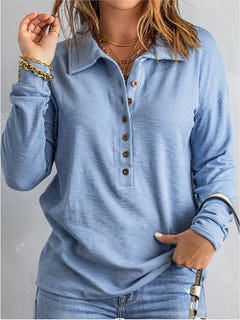 Rowena | Chic Button Longsleeve