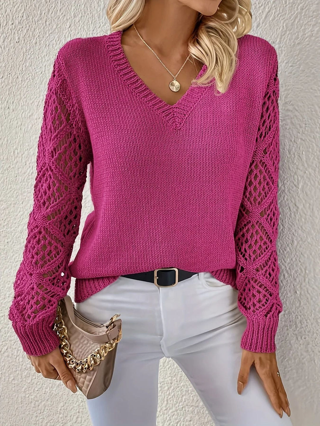 Gwendolen | Soft V-neck Sweater