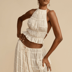 Queenie | Halter Top and Skirt Set