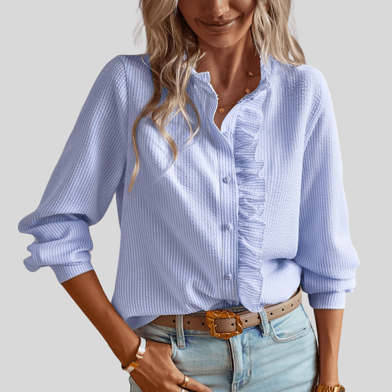 Martha | Elegant Ruffle Blouse