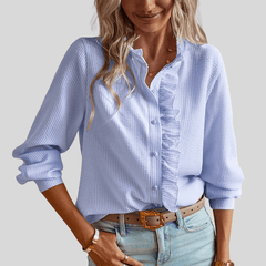 Martha | Elegant Ruffle Blouse