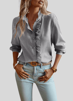 Martha | Elegant Ruffle Blouse