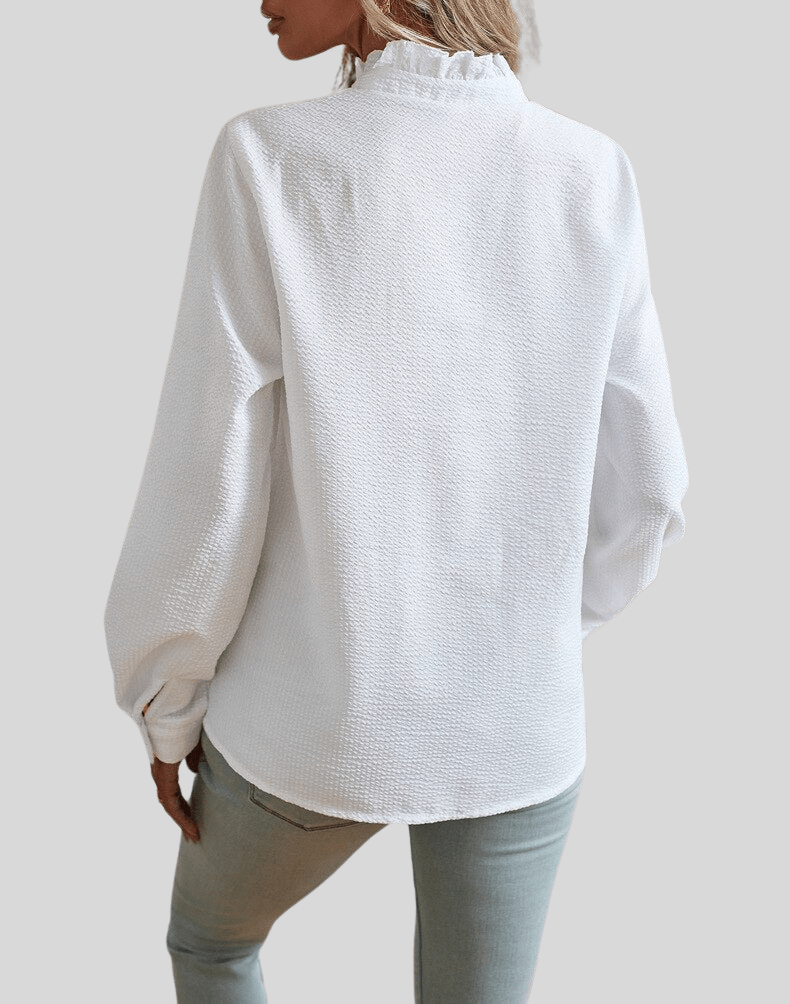 Martha | Elegant Ruffle Blouse