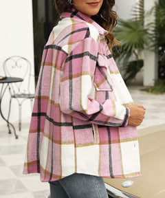 Aine | Plaid Shacket Cosy