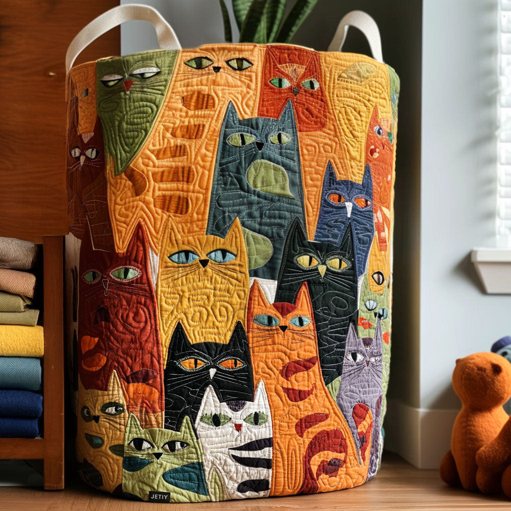 Wilma | Quilted Cotton Laundry Basket