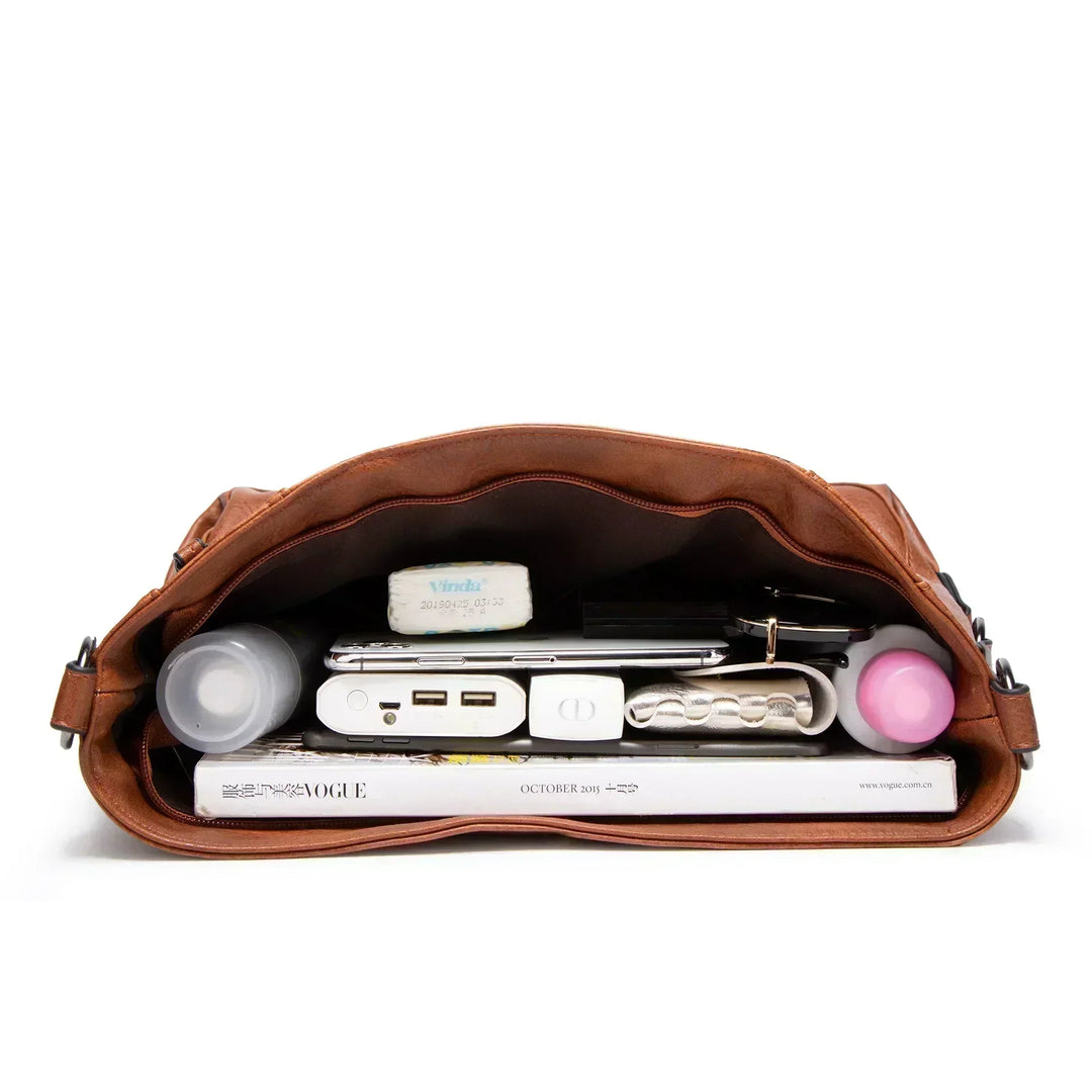 Vesper | Luxe Leather Shoulder Bag