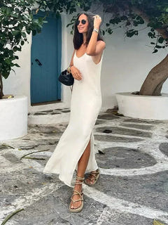 Brooke | Elegant Split Maxi Dress