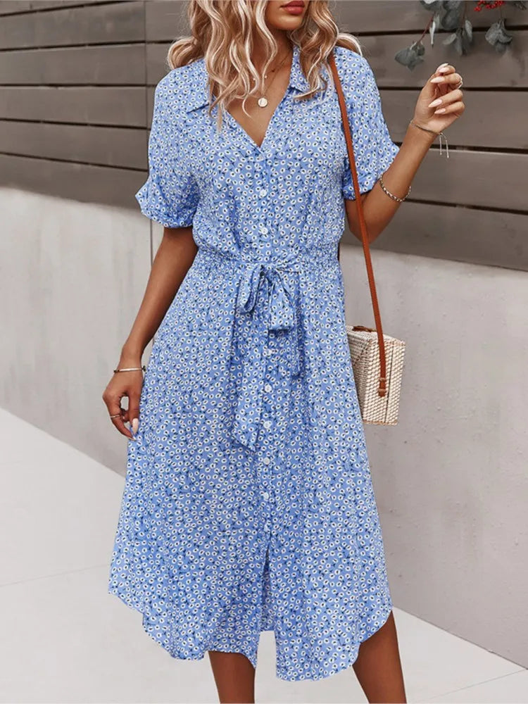 Lorraine | Coastal Bloom Dress