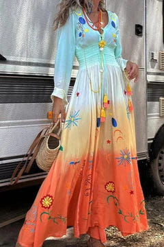 Christy | Dusk Bloom Maxi Dress