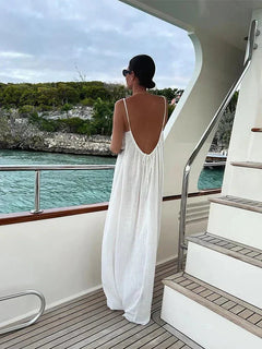 Brooke | Backless Split Maxi Dress