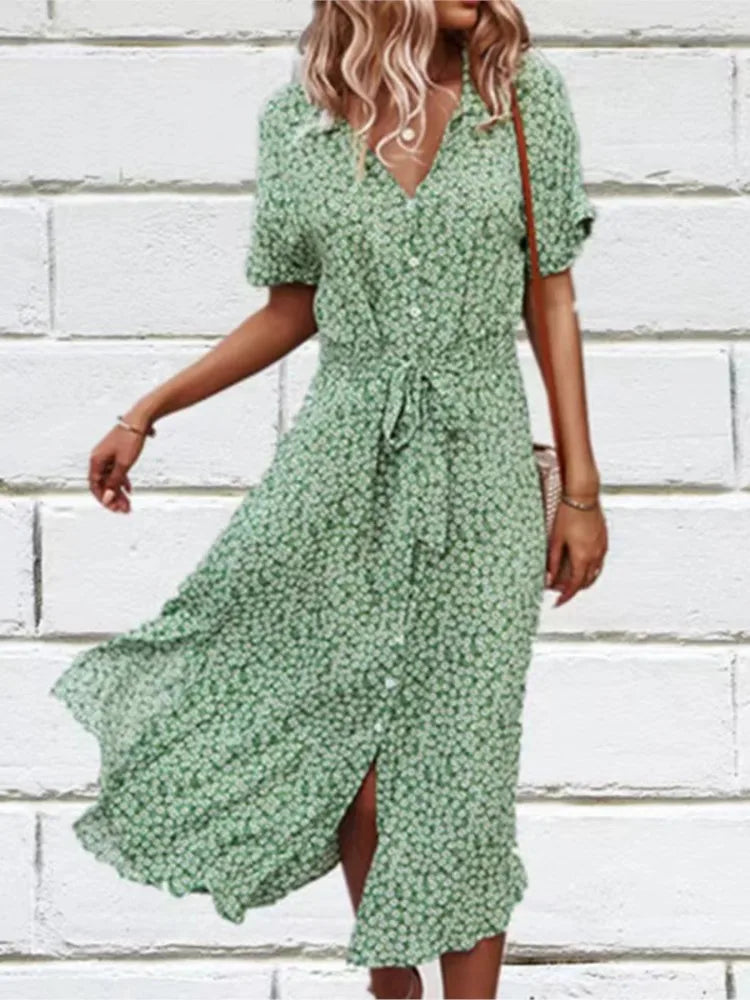 Lorraine | Coastal Bloom Dress