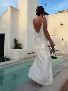 Brooke | Backless Split Maxi Dress