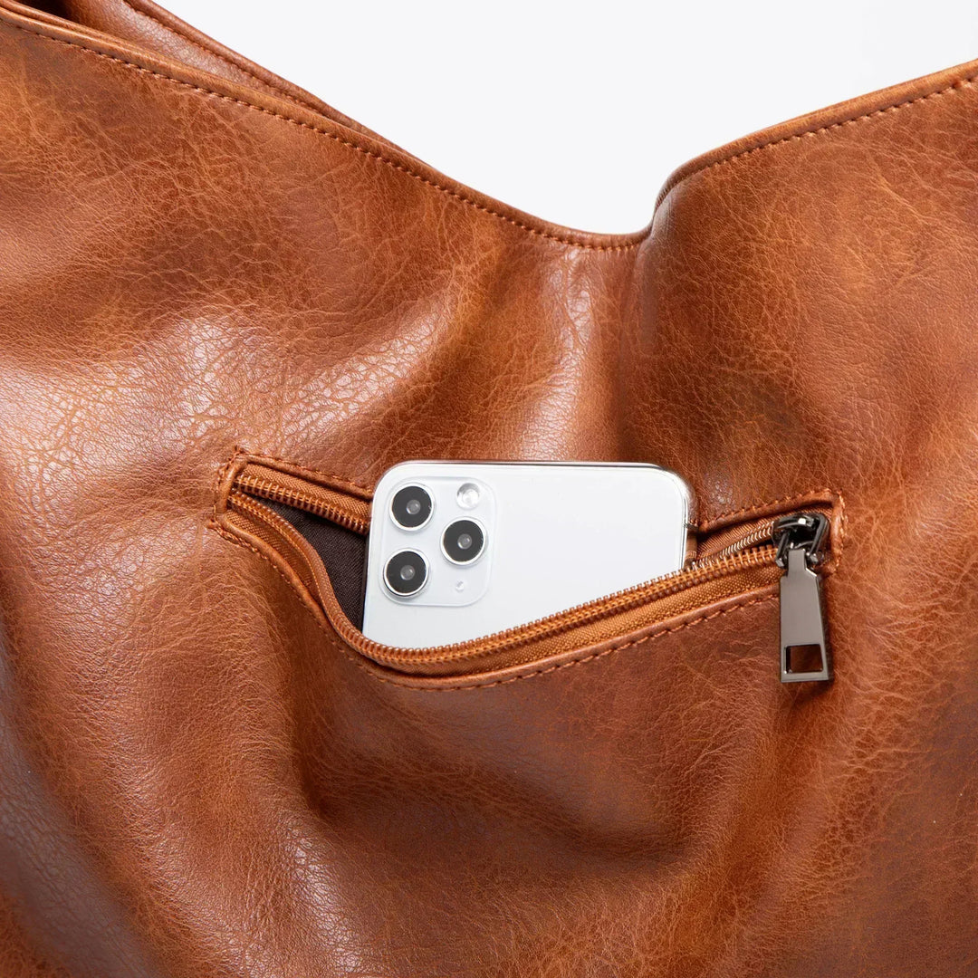 Vesper | Luxe Leather Shoulder Bag
