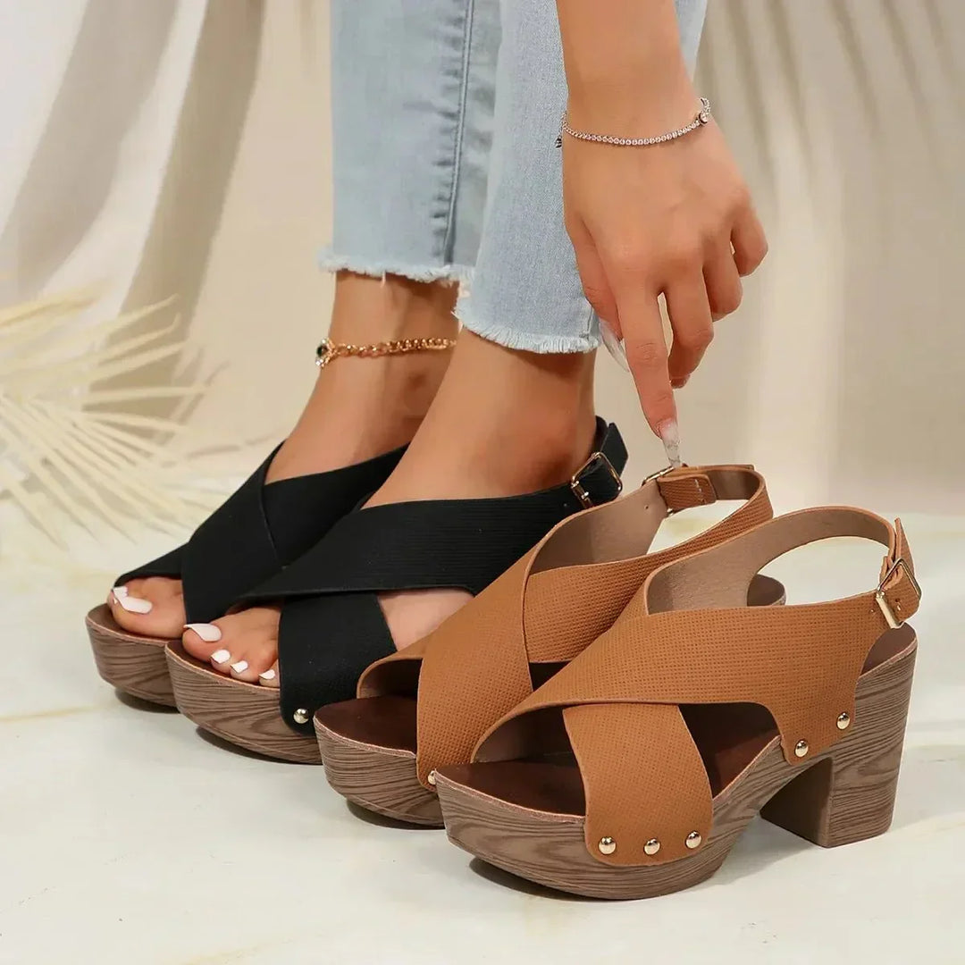 Polly | Sunset Platform Sandals