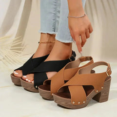 Polly | Sunset Platform Sandals