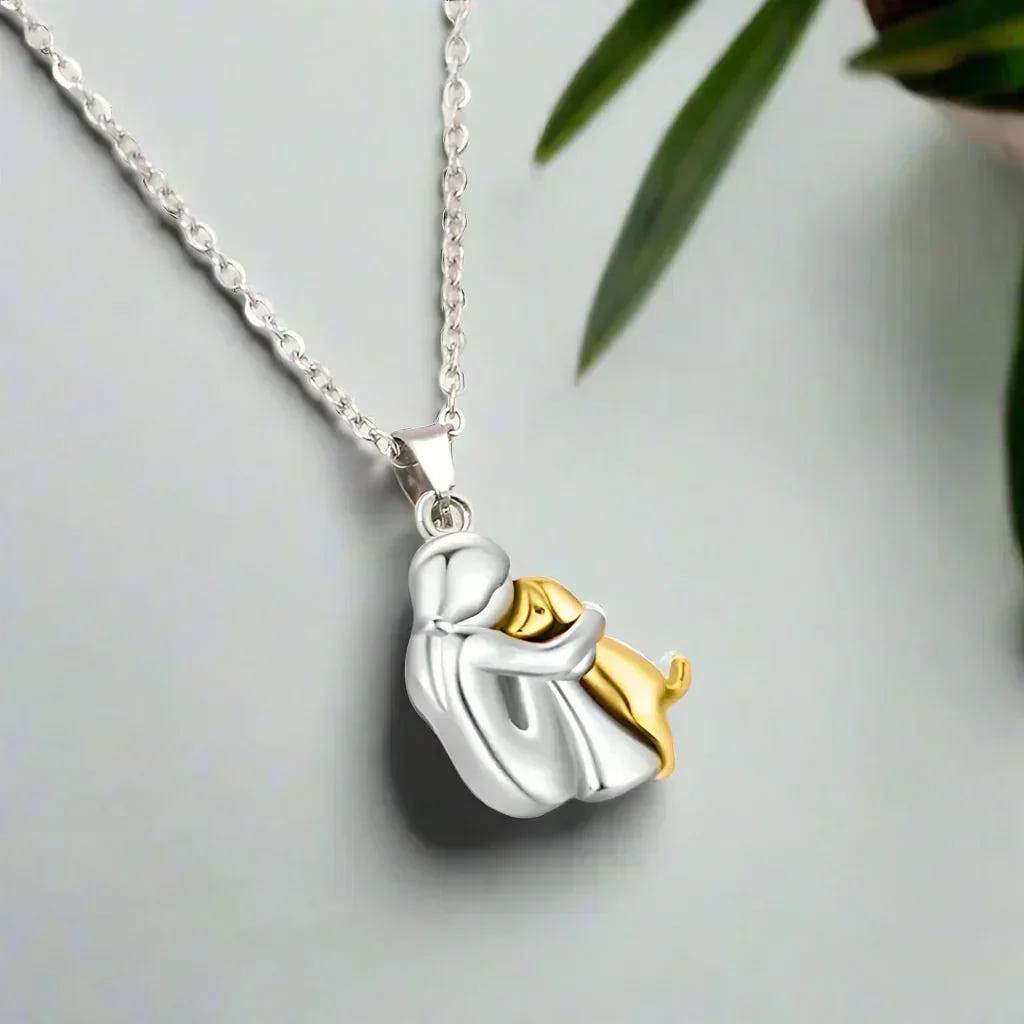 Lydia | Two-Tone Pendant Necklace