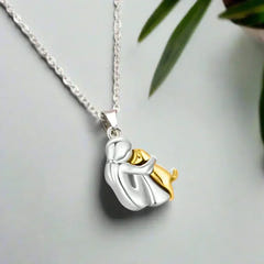 Lydia | Two-Tone Pendant Necklace