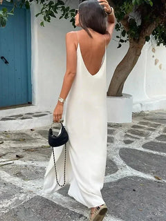 Brooke | Backless Split Maxi Dress