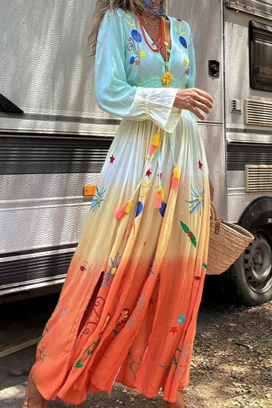 Christy | Dusk Bloom Maxi Dress