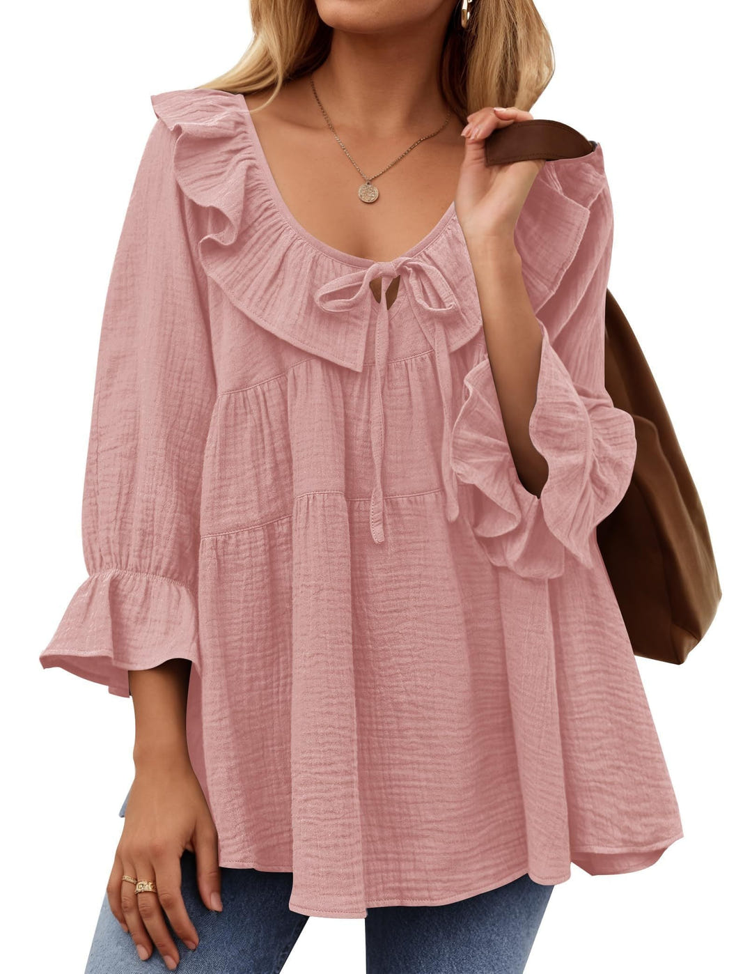 Dilys | Ruffle Tunic Shirt