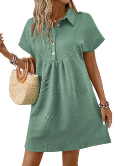 Shona | Chic Collared Batwing Midi