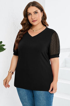 Renee | Sleek V-Neck Blouse