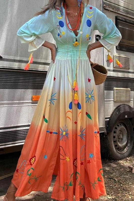 Christy | Dusk Bloom Maxi Dress