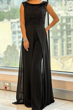 Leah | Sleeveless Tailored Jumpsuit
