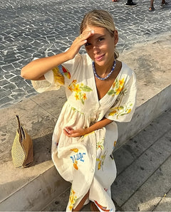 Irmina | Beautiful Greek Pattern Dress